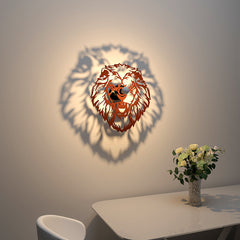 Lion Face Creative Shadow Lamp: Majestic Ambiance for Your Space