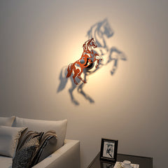 Charging Horse Creative Shadow lamp
