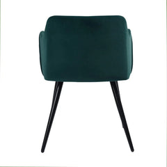 Emerald Rich Cushiony Velvet Lounge Chair