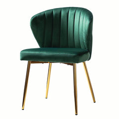 Green Velvet Tufted Luxury Lounge Chair