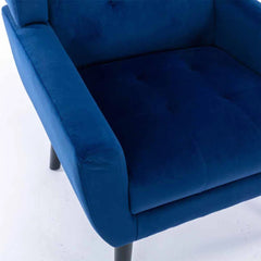 Urban Blue Super Soft Velvet Armchair