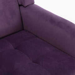 Urban Purple Super Soft Velvet Armchair