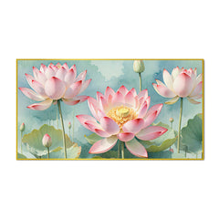 Pink Lotus Painting for Vastu Lotus Painting for Wall Decoration