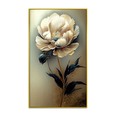 Vibrant Flower Canvas Wall Painting for Living Room, Bedroom, or Office Décor