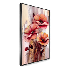 Abstract Floral Canvas Wall Painting for Wall Décor