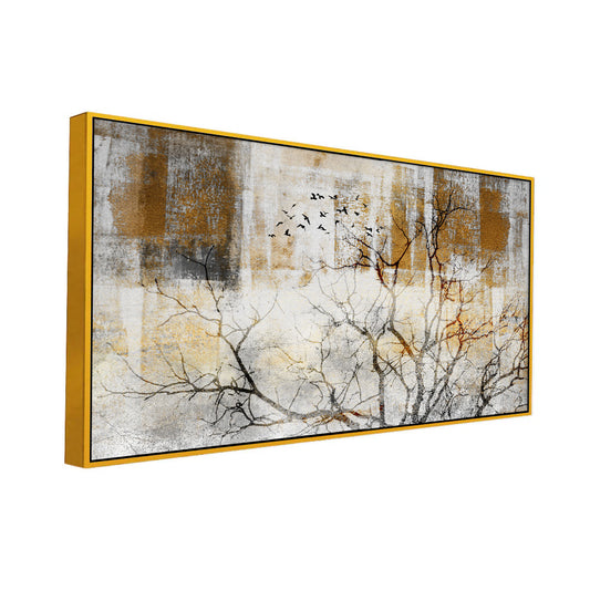 Abstract Modern Floral Canvas Wall Painting for Home and Office Décor