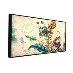 Abstract Floral Wall Painting for Bedroom Living Room Wall Decoration