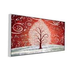 Festive Snowflake Elegance Christmas Decoration Canvas Wall Painting