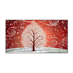 Festive Snowflake Elegance Christmas Decoration Canvas Wall Painting