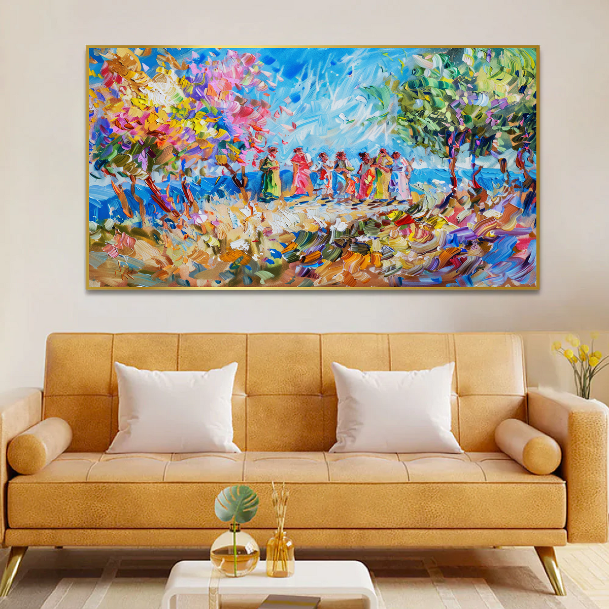 Colorful Modern Abstract Canvas Wall Painting