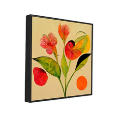 Floral Symphony Abstract Nature on Canvas Flower Wall Painting