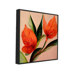 Modern Botanical Abstract Flower Canvas Wall Painting