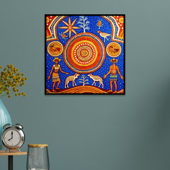 Traditional Canvas Painting of Australian ancient Aboriginal artwork