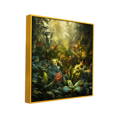 Mystical Tropical Jungle Canvas Wall Painting