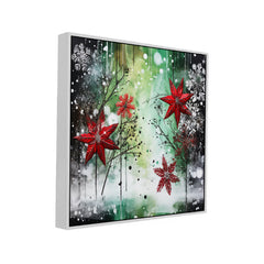 Winter Wonderland Mural Christmas Canvas Wall Painting