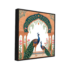 Romantic Peacock Couple Canvas Wall Painting FF061