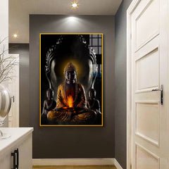 Contemporary Buddha Meditation Acrylic Wall Paintings & Arts