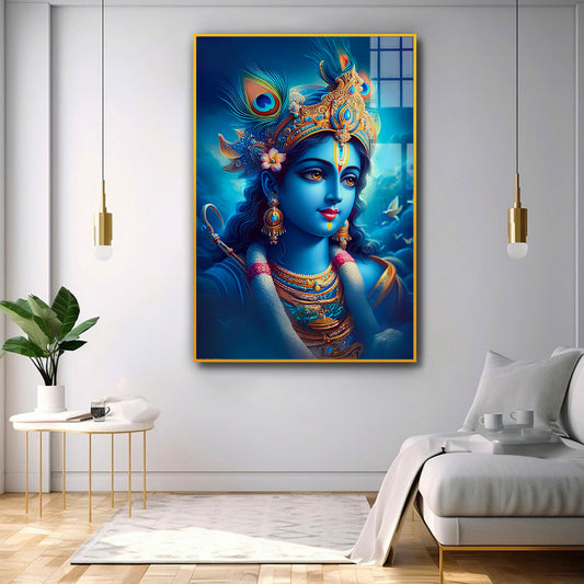 Devine Shri Krishna Acrylic Wall Paintings & Arts