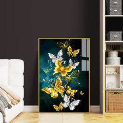 Beautiful Butterfly Fying Acrylic Wall Paintings & Arts