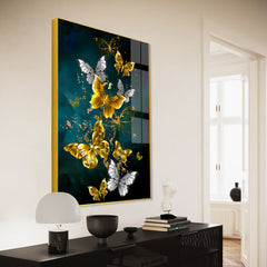 Beautiful Butterfly Fying Acrylic Wall Paintings & Arts