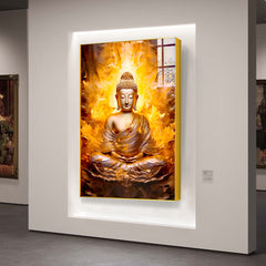 Beautiful Design Gautam Buddha Acrylic Wall Paintings & Arts