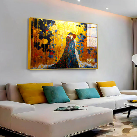 Beautiful Couple Loving Acrylic Wall Paintings & Arts