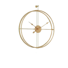 Gold Round Wall Clock