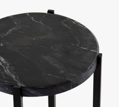 Round Marble Accent Table