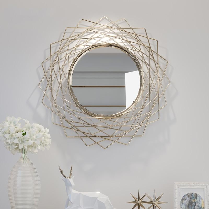 Geometric Wall Accent Mirror