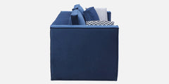 Royal Blue Velvet 3 Seater Sofa | Modern Modular Design