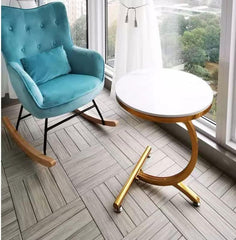Two-Tier Stylish Round Contemporary Side Table