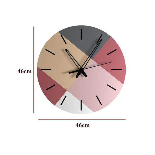 Beautiful Colour Palette Big Design Wall Clock