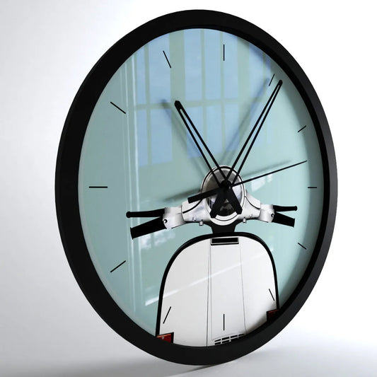 Retro Vespa Big Designer Wall Clock