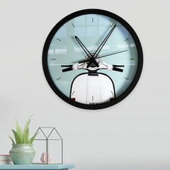 Retro Vespa Big Designer Wall Clock