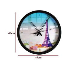 Eiffle Tower Big Wall Clock