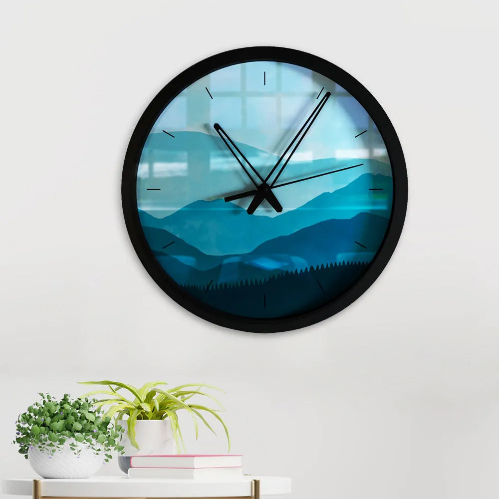 Blue Valley Big Designer Wall Clock