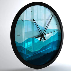 Blue Valley Big Designer Wall Clock