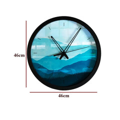 Blue Valley Big Designer Wall Clock