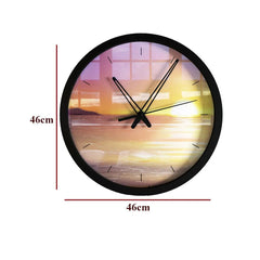 Dreamy Sunset Printed Big Wall Clock