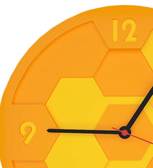 Honeycomb Pattern MDF Modern Analog Wall Clock